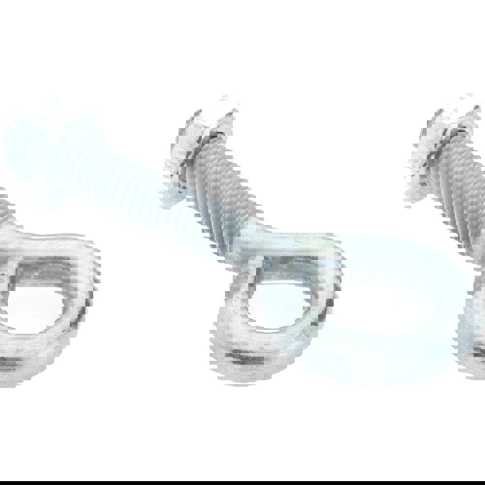 1/4-20, Zinc-Plated Finish, Steel Wire Turned Open Eye Bolt